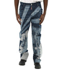 Blue Bootcut Graphic Jeans 1