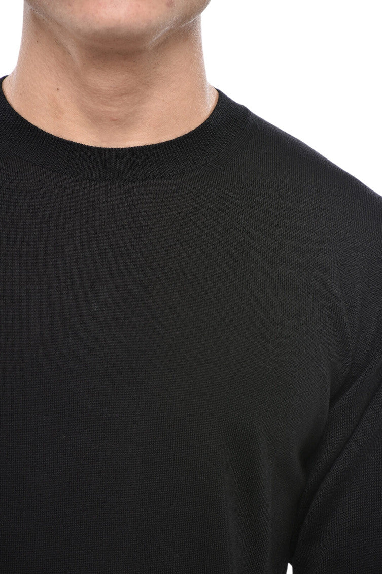 Black Crew Neck Sweater 3