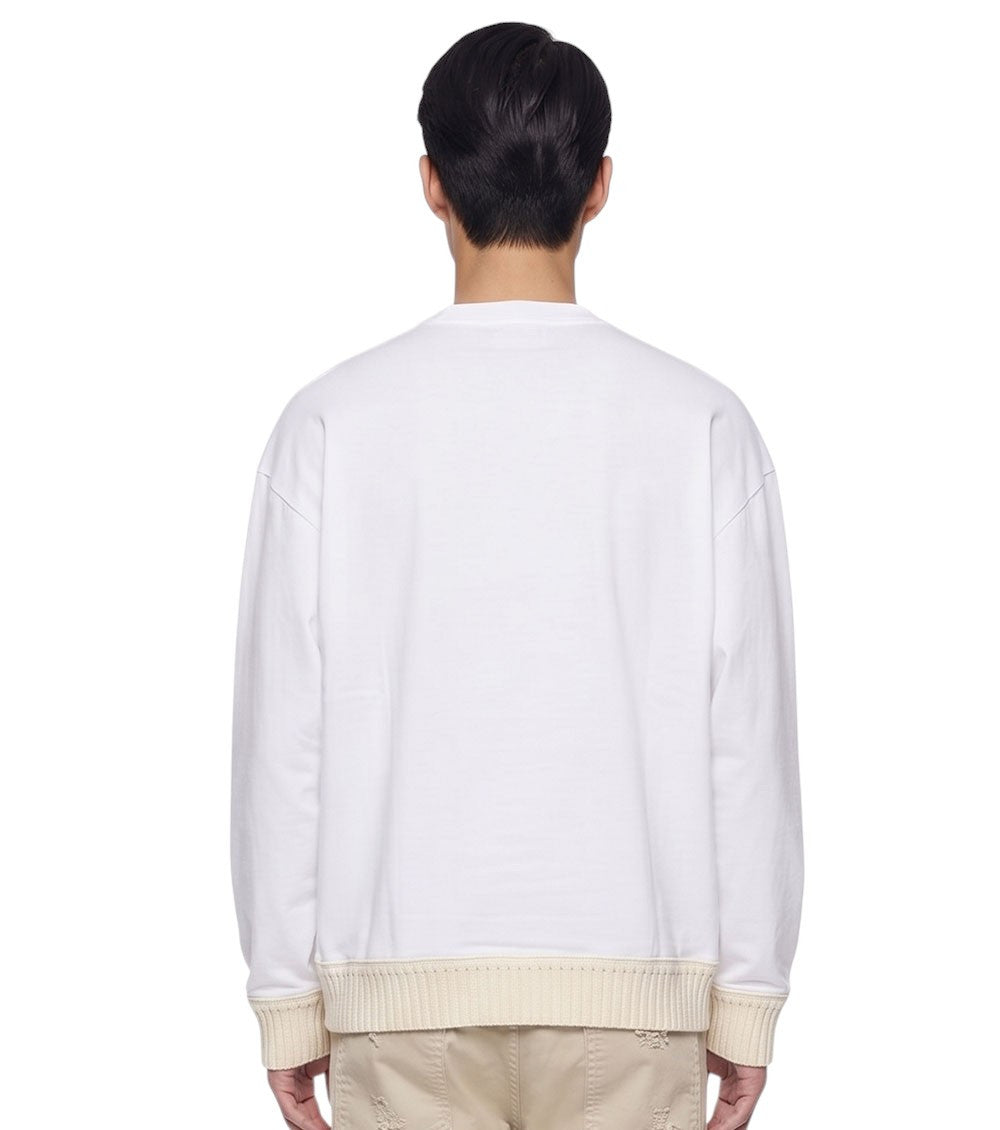 White Full Sleeves T-Shirt 2