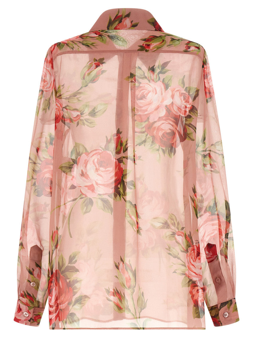 Pink Regular Floral Shirt 2