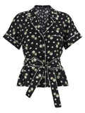 Black Regular Floral Shirt 1