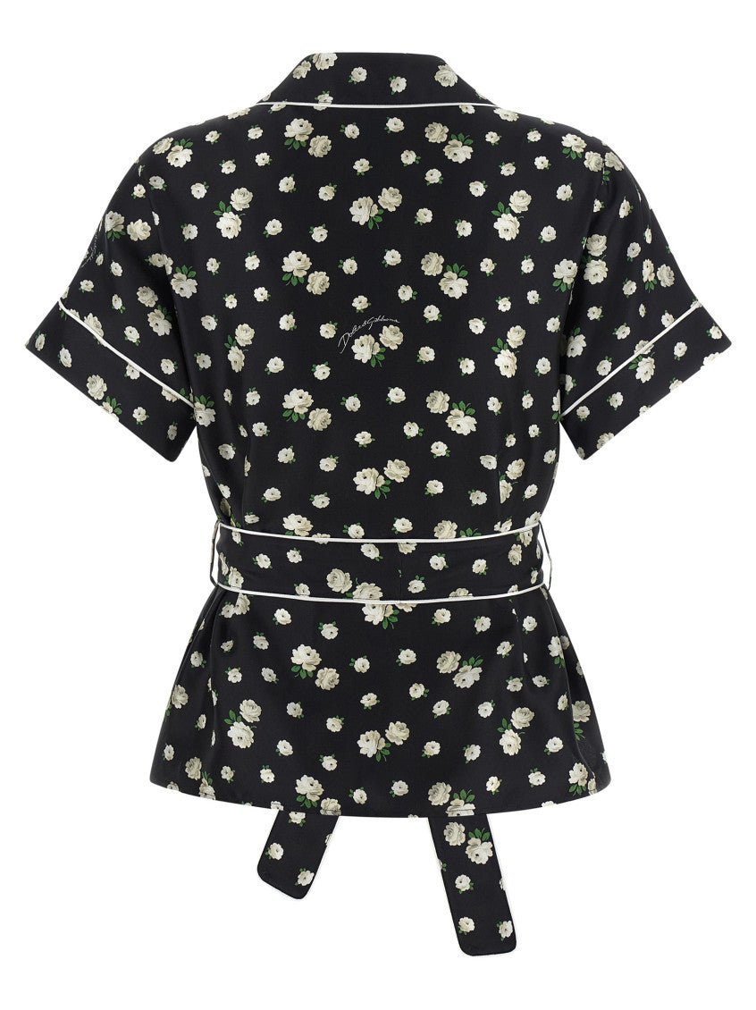 Black Regular Floral Shirt 2