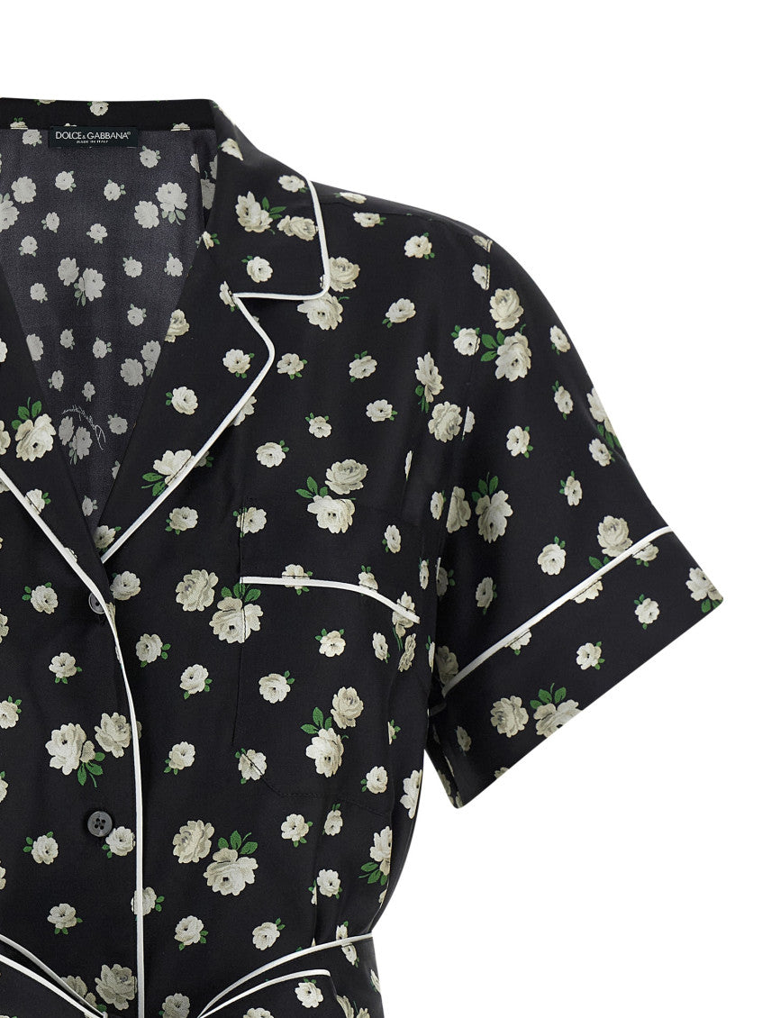 Black Regular Floral Shirt 3