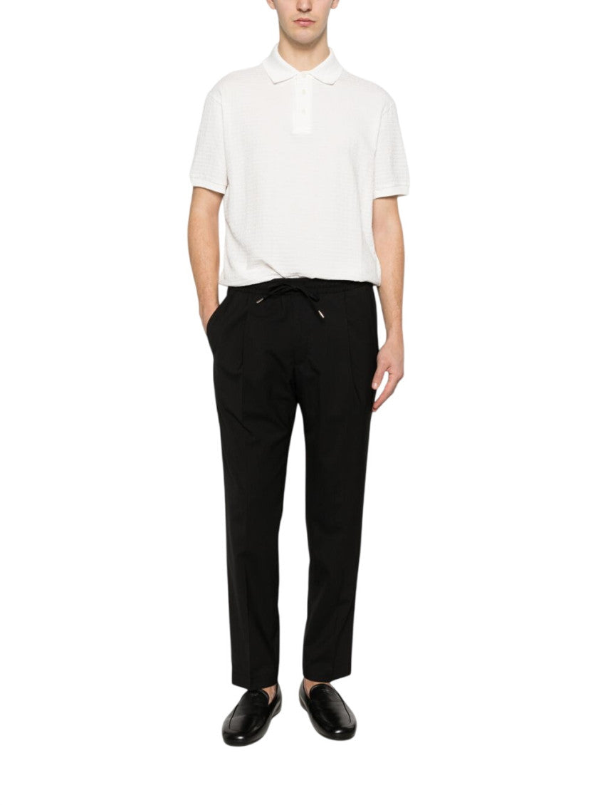 White Textured Polo 1