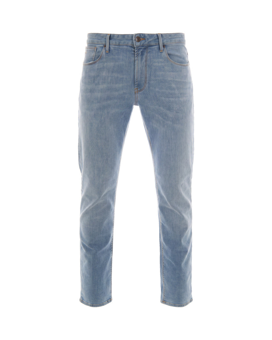 Light Blue Mid Rise Jeans 1