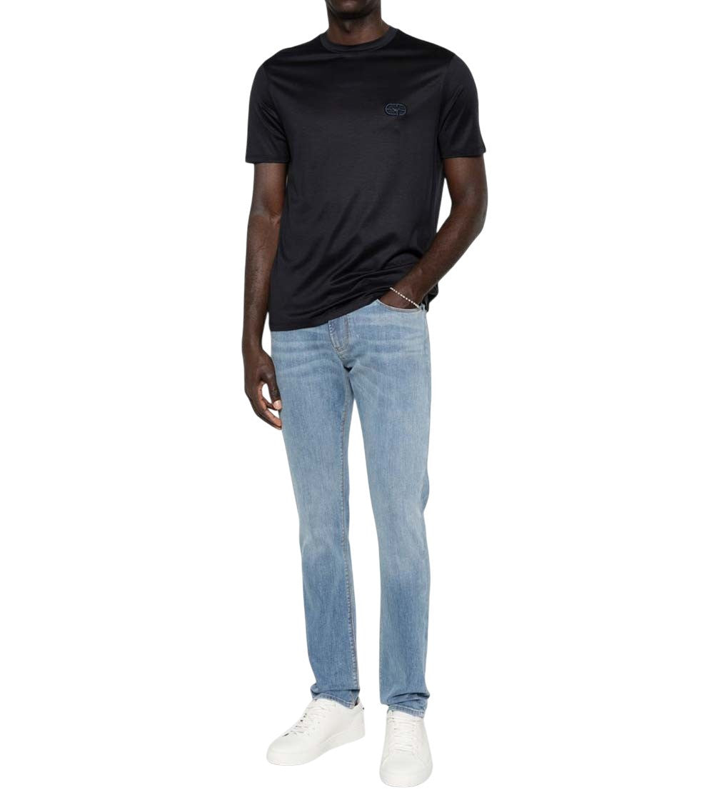 Light Blue Mid Rise Jeans 2