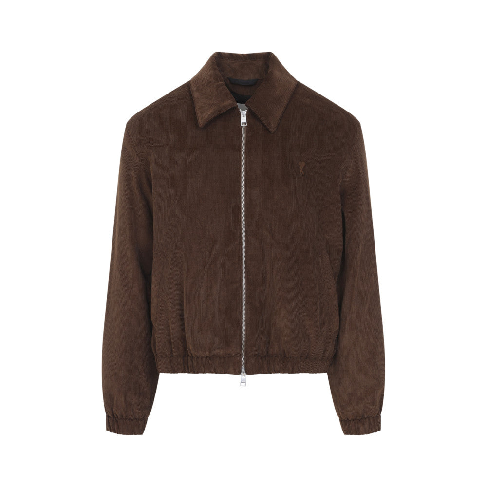Dark Brown Textured Jacket 1