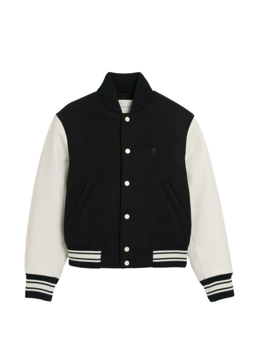 Black Relaxed Bomber Jacket 1