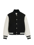 Black Relaxed Bomber Jacket 1