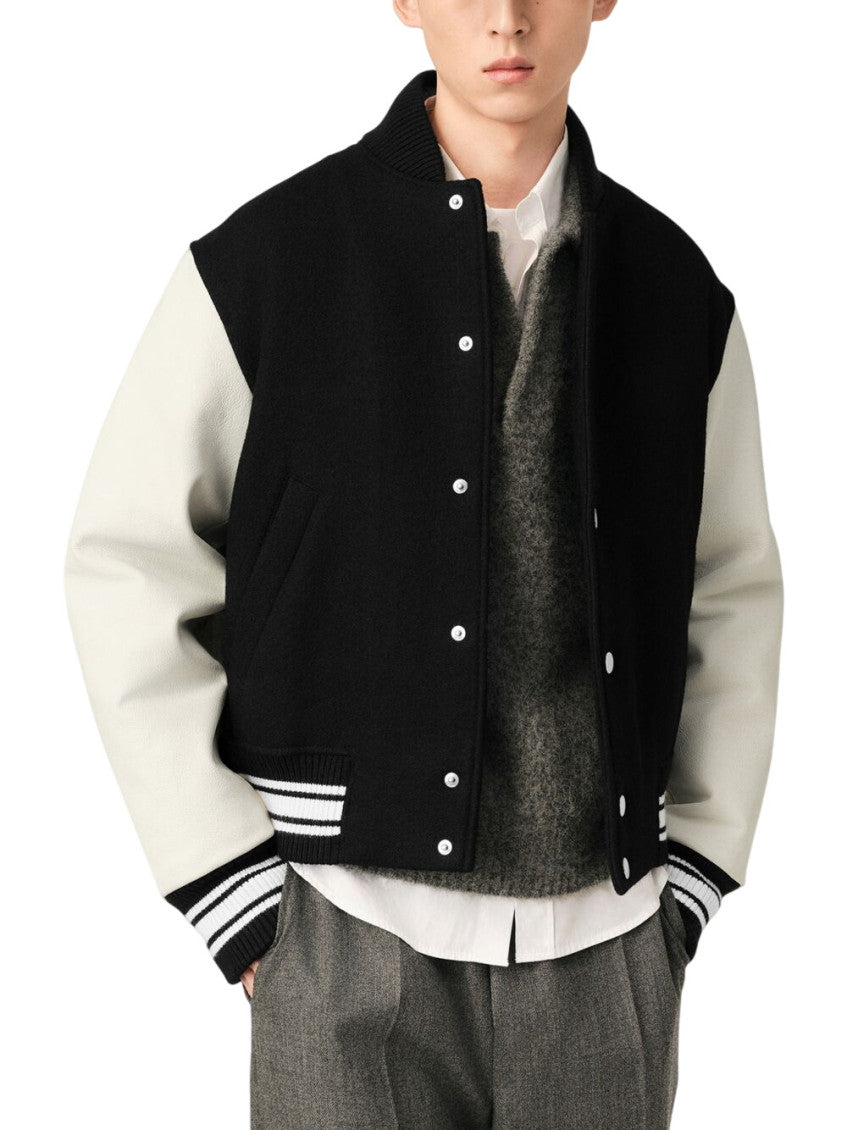 Black Relaxed Bomber Jacket 2