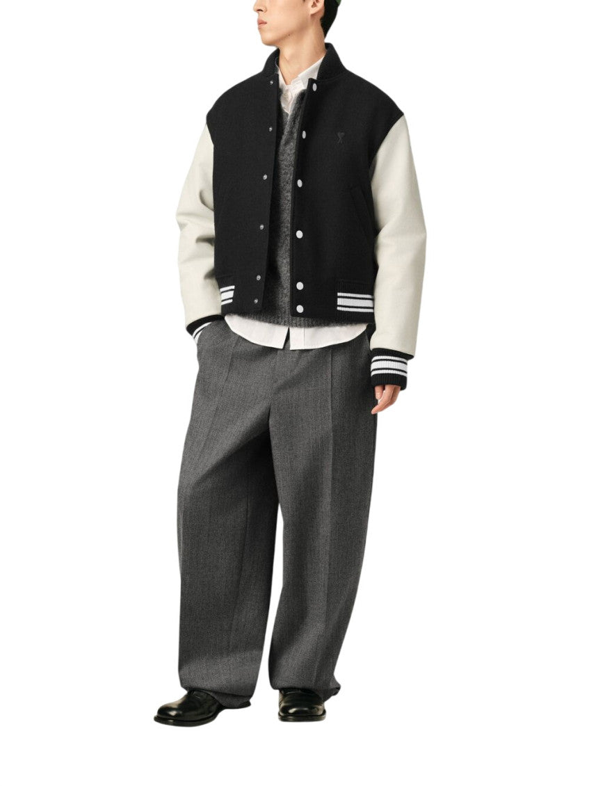 Black Relaxed Bomber Jacket 3