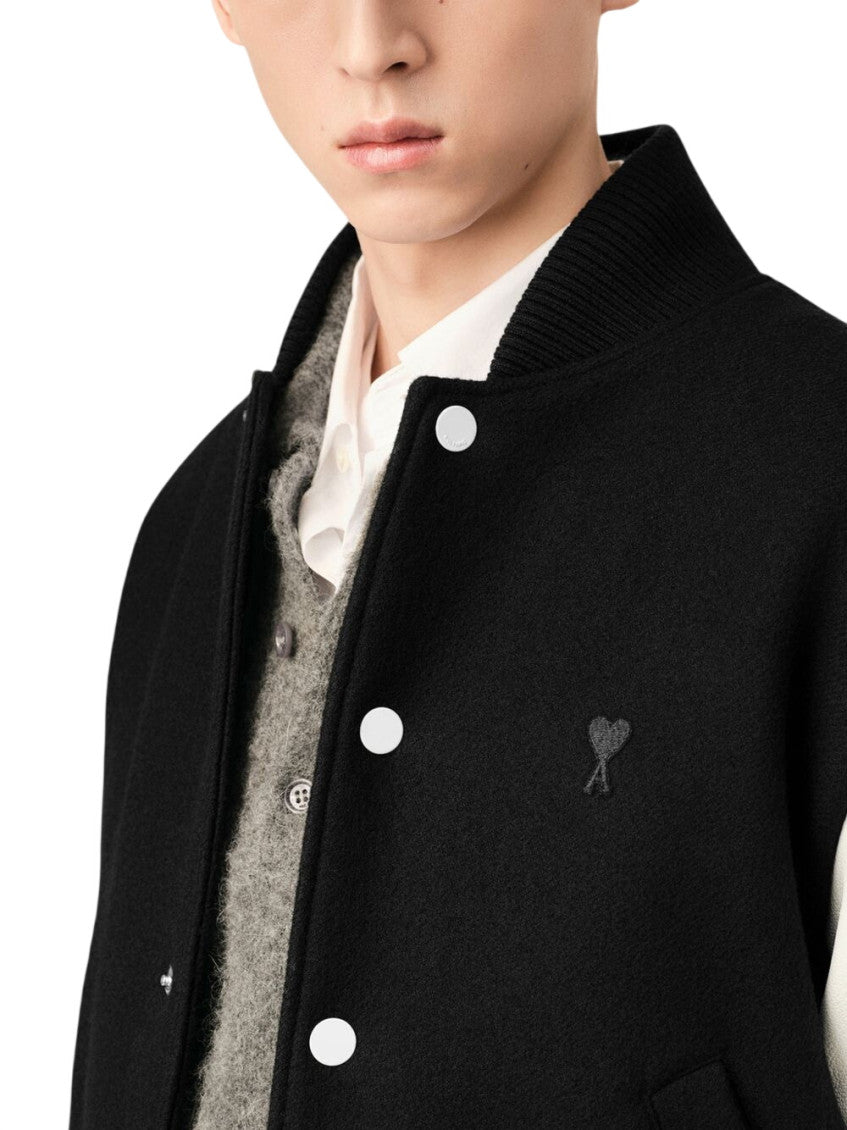 Black Relaxed Bomber Jacket 4