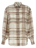 Beige Regular Checks Shirt 1