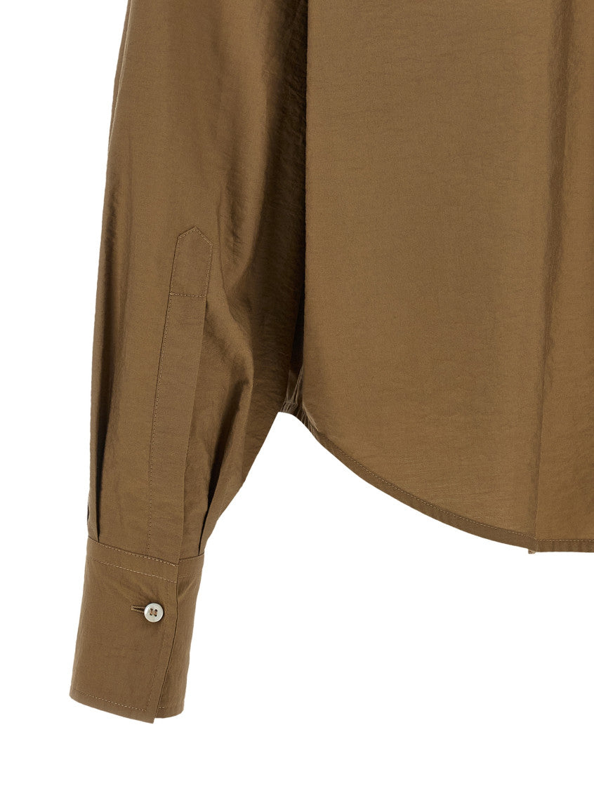 Brow Regular Embroidered Shirt 4