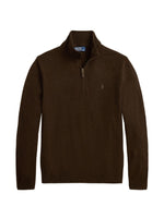 Brown Half Zip Sweater 1