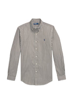 Brown Stripes Poplin Shirt 1