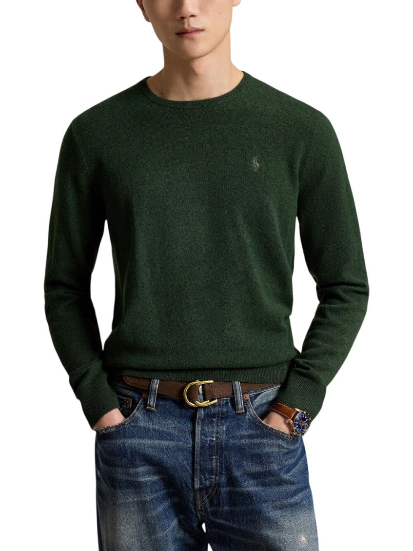 Green Crew Neck Sweater 2