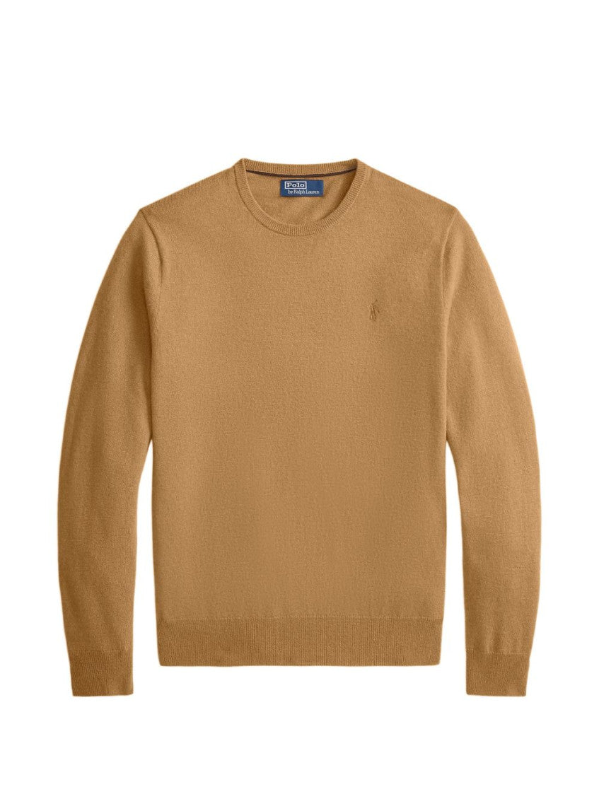 Beige Crew Neck Sweater 1