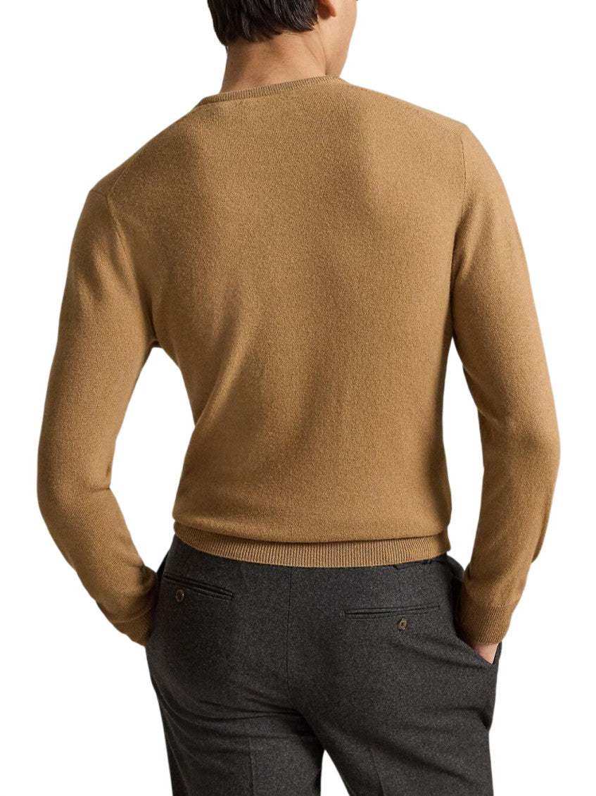 Beige Crew Neck Sweater 3