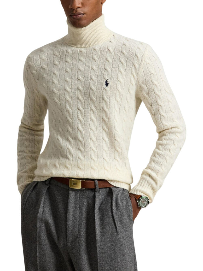 Off White Turtle Neck Sweater 1