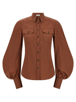 Brown Regular Solid Shirt 1