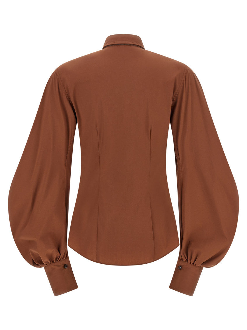 Brown Regular Solid Shirt 2