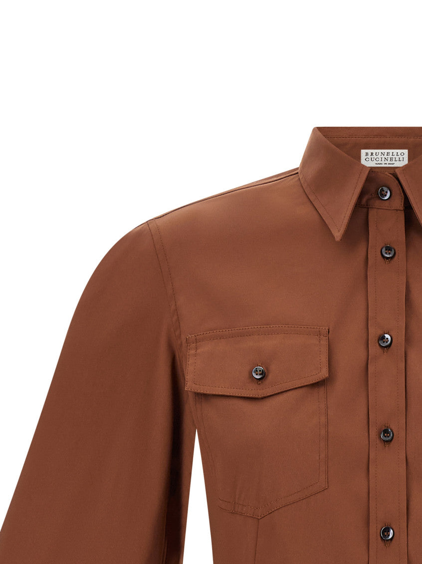 Brown Regular Solid Shirt 3