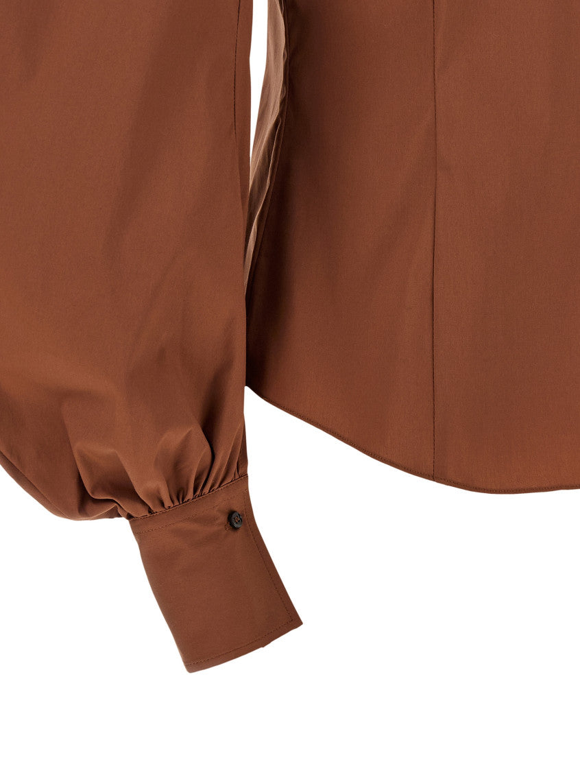 Brown Regular Solid Shirt 4