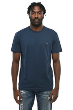 Blue Crew Neck T-Shirt 1