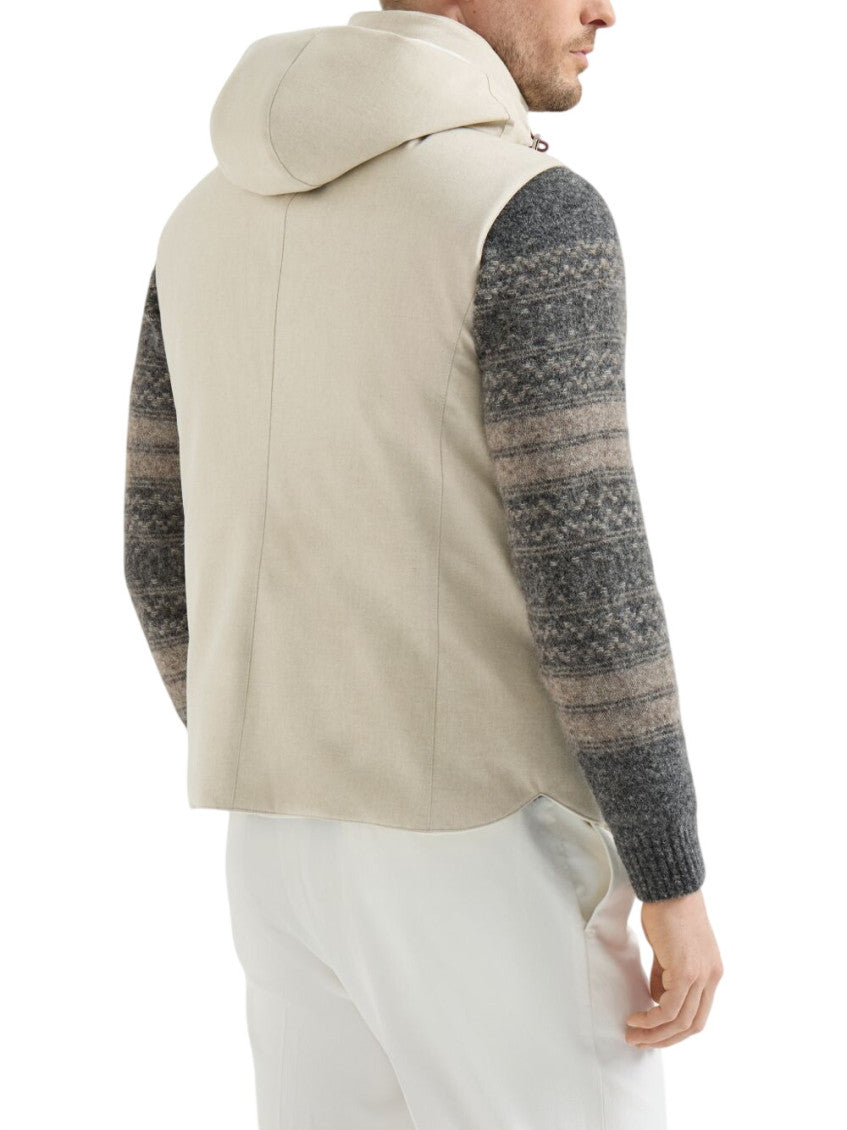 Beige Sleeveless Jacket 3