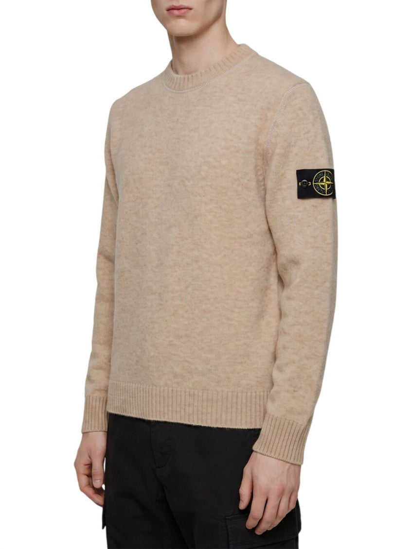 Beige Crew Neck Sweater 3