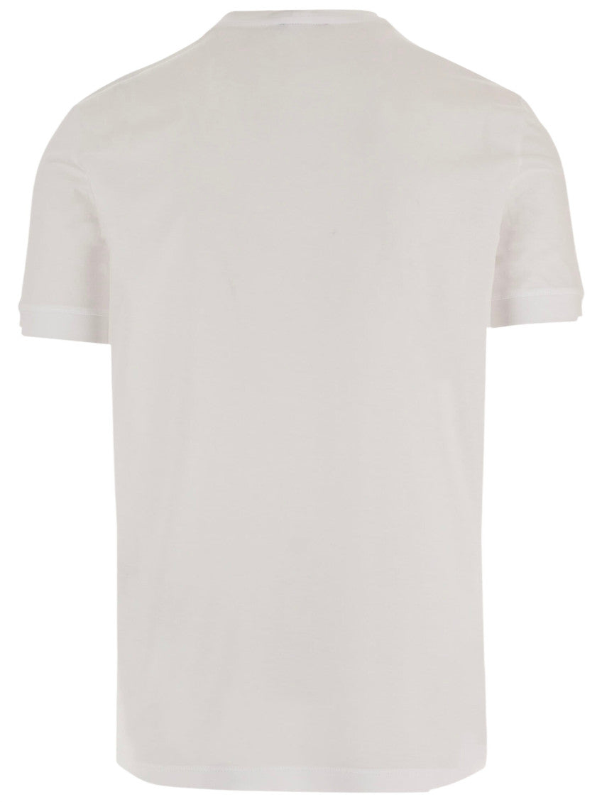 White Logo Print T-Shirt 2