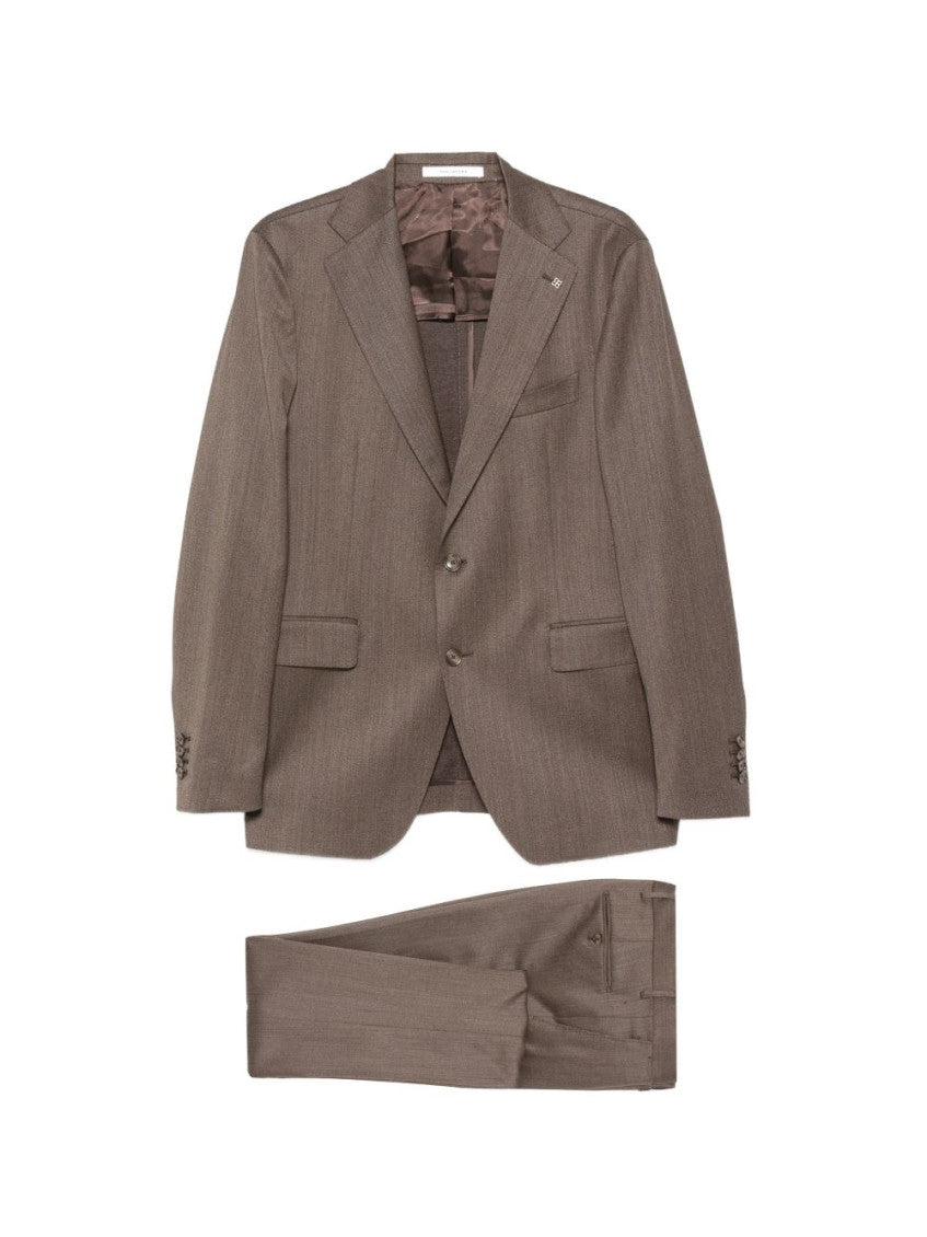 Brown Single Breasted Suit 1