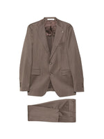 Brown Single Breasted Suit 1