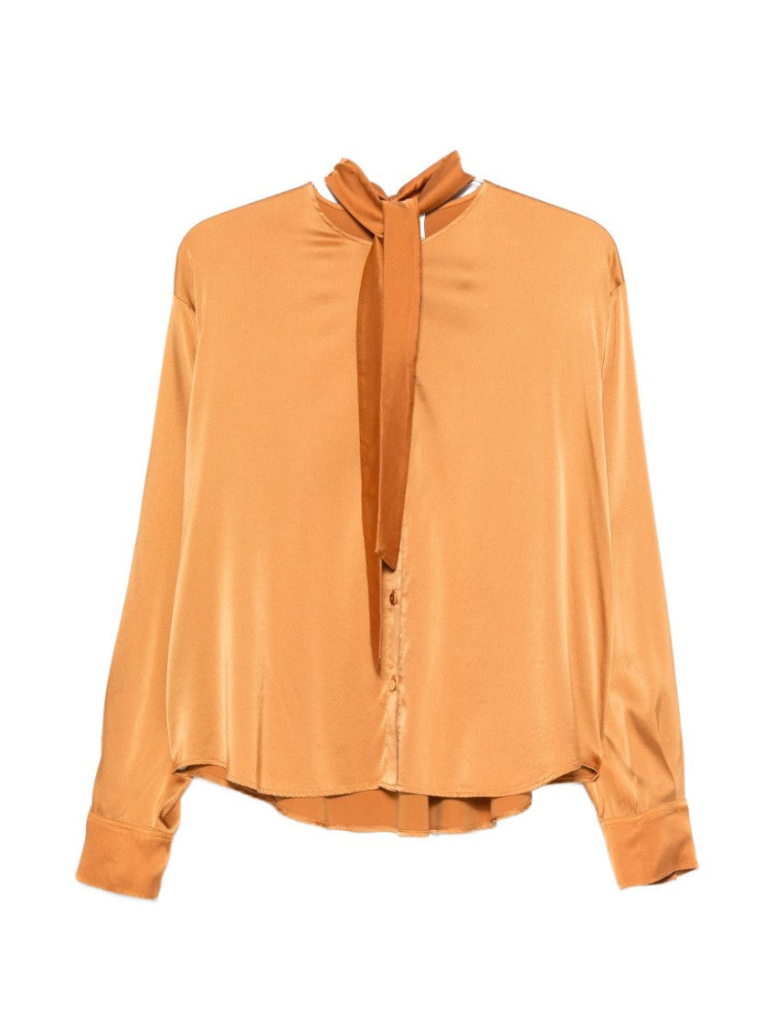 Orange Regular Solid Shirt 1