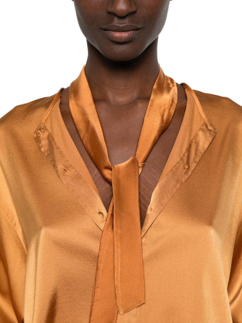 Orange Regular Solid Shirt 3