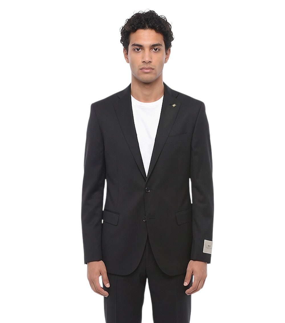 Black Single Breasted Blazer 1