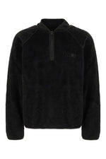 Black Reversible Fleece Sweatshirt 1