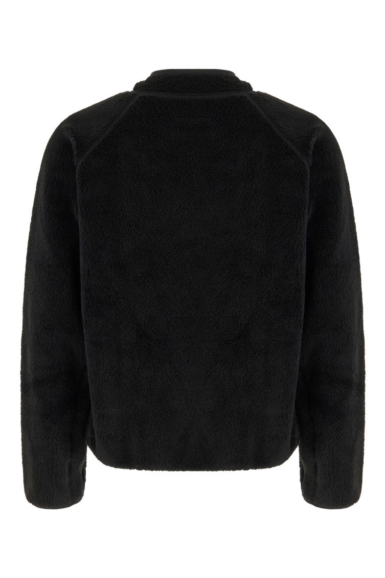 Black Reversible Fleece Sweatshirt 2
