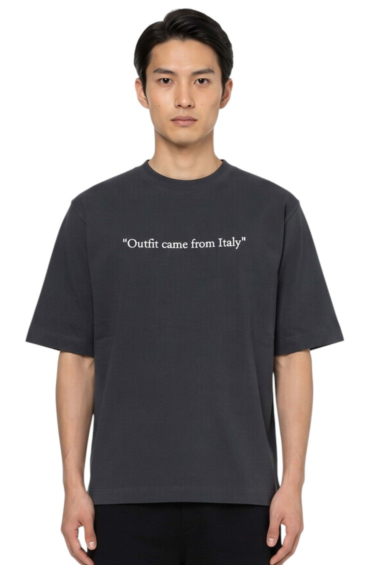 Blue Crew Neck T-Shirt 1
