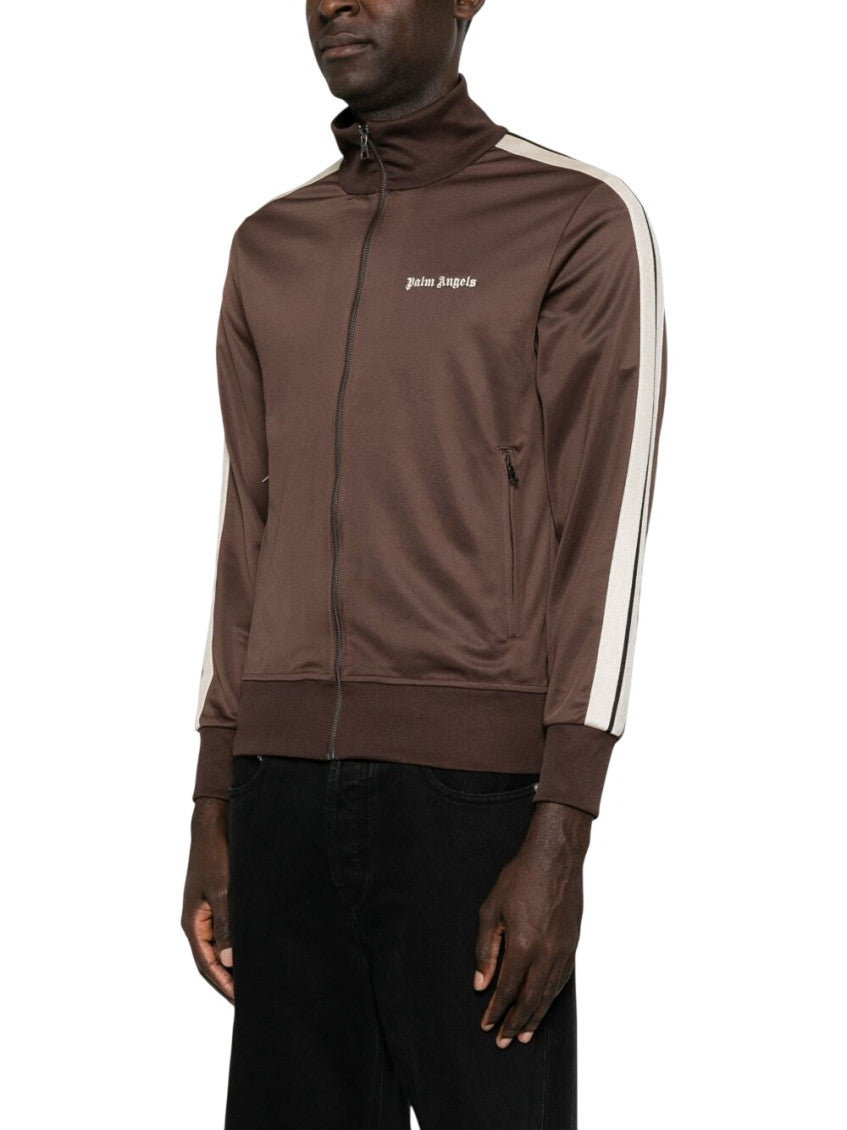 Brown Zip Up Track Jacket 3