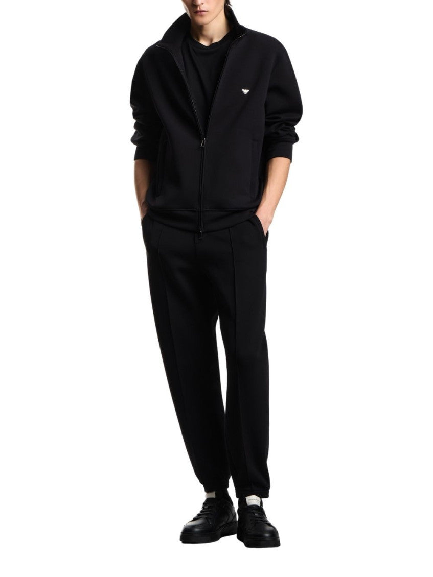 Black Zip Up Logo Sweatshirt 3
