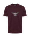Maroon Logo Print T-Shirt 1