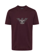 Maroon Logo Print T-Shirt 1