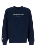 Blue Crew Neck Sweatshirt 1