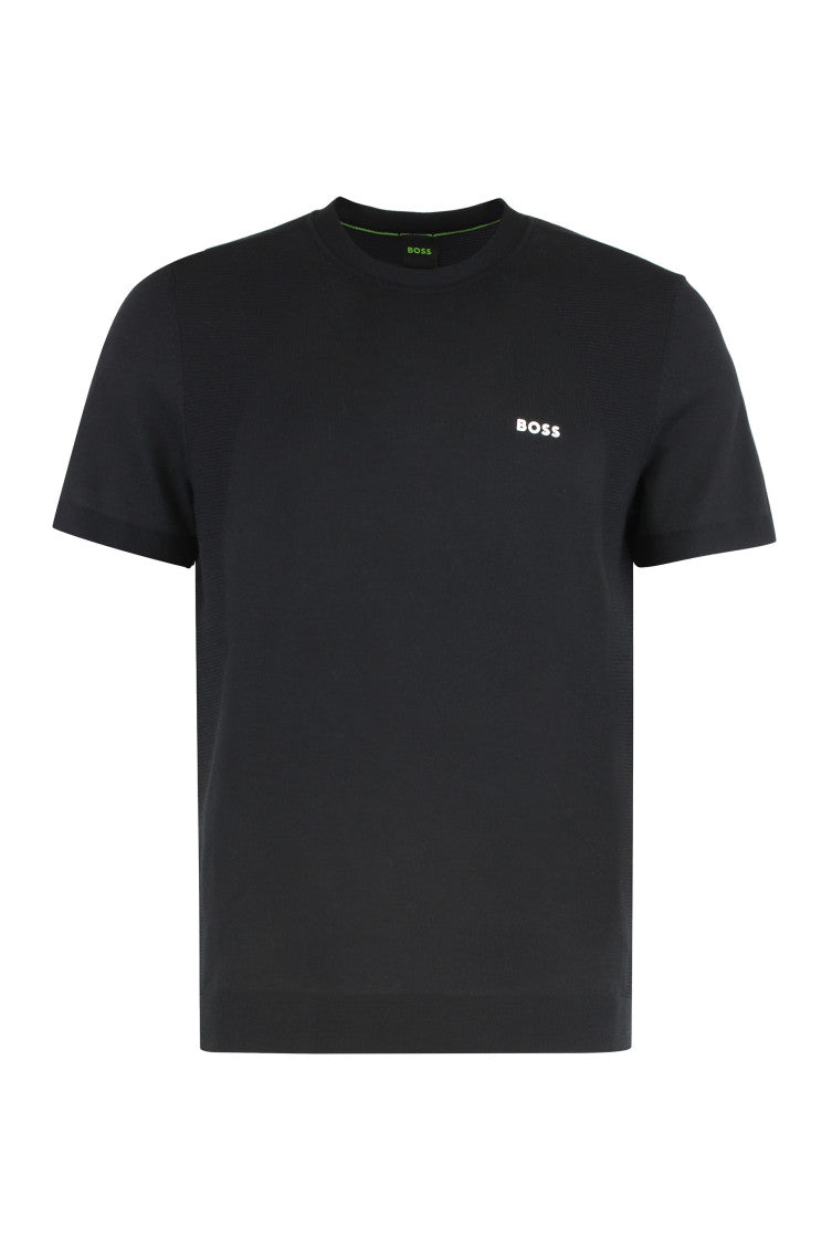 Black Crew Neck T-Shirt 1