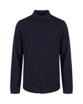 Navy Blue Textured Shirt 1