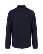 Navy Blue Textured Shirt 1