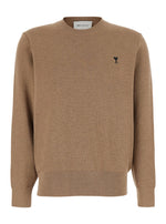 Light Brown Logo Sweater 1