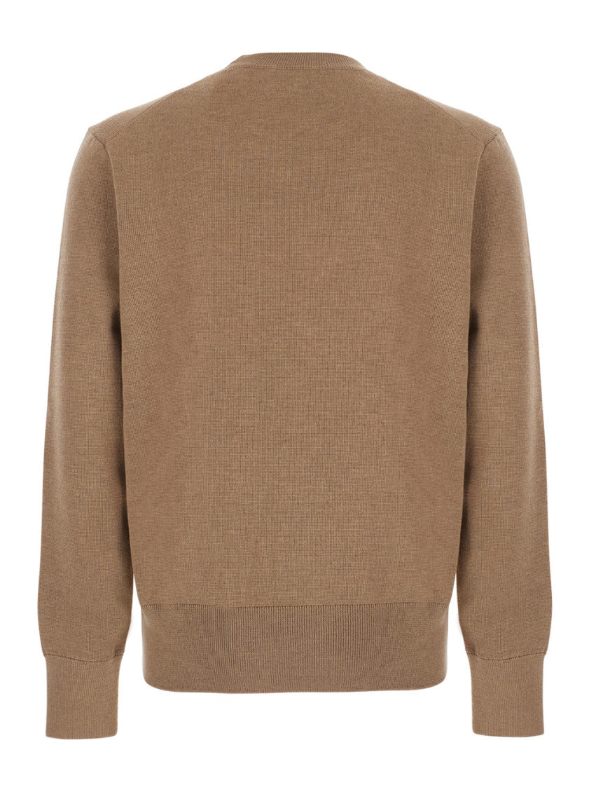 Light Brown Logo Sweater 2